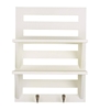 Picture of Mango Wood Floating Wall shelf in White Colour