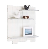 Picture of Mango Wood Floating Wall Shelf in White Colour