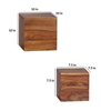 Picture of Sheesham Wood Floating Wall Shelf in Teak Finish