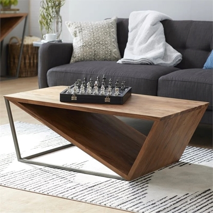 Picture of Solid woood treeffy coffee table