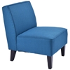 Picture of Riyon Upholstered armchair with  wide seat, Blue