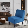 Picture of Riyon Upholstered armchair with  wide seat, Blue