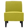 Picture of Riyon Upholstered armchair with  wide seat,  Green