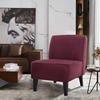 Picture of Riyon Upholstered armchair with  wide seat,   Purple