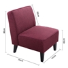 Picture of Riyon Upholstered armchair with  wide seat,   Purple