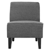 Picture of Riyon Upholstered armchair with  wide seat, Gray