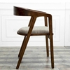 Picture of Creative Solid Wood Dining Chair  Minimalist Backrest Chairs Home