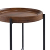 Picture of 20 in Round Wood End Table in Medium Chestnut