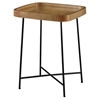 Picture of Convenience Concepts Lunar End Table in Espresso Wood Finish with X Legs