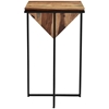 Picture of Parisian Brown Wood and Metal Accent Table