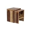 Picture of Sheesham Accents Solid Wood Set of 2 Nesting End Tables