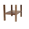 Picture of Solid Sheesham Wood Chairside End Table with Drawer