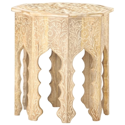 Picture of Shawndelle Solid Wood Side Table In Natural Finish