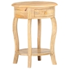 Picture of Terrye Solid Wood Side Table In Natural Finish