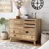 Picture of Amani Natural Mango Wood Hallway Accent Cabinet with 9-Drawers