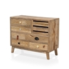 Picture of Amani Natural Mango Wood Hallway Accent Cabinet with 9-Drawers