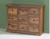 Picture of Urban Deco Ganga Indian Sheesham Wood 9 Drawer Chest