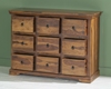 Picture of Urban Deco Ganga Indian Sheesham Wood 9 Drawer Chest