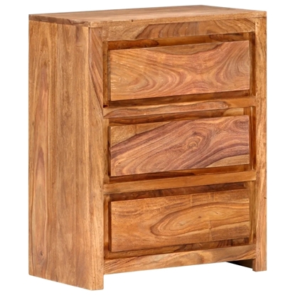 Picture of vidaXL Drawer Cabinet 23.6"x13"x29.5" Solid Sheesham Wood