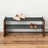 Picture of Anton Solid Wood Shoe Rack - Burnt Wax