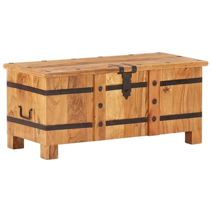 Picture of vidaXL Chest 35.4"x15.7"x15.7" Solid Acacia Wood