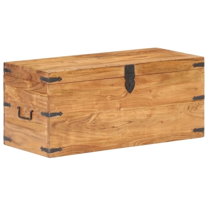 Picture of vidaXL Chest 35.4"x15.7"x15.7" Solid Acacia Wood