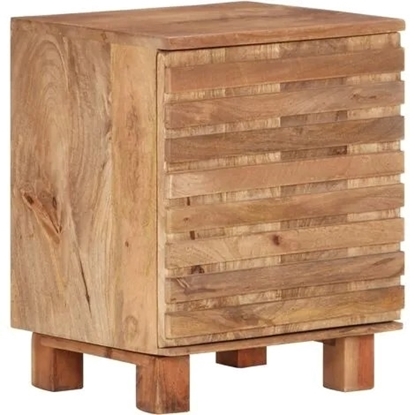 Picture of Bedside Cabinet 40x35x51 cm Solid Mango Wood - Brown