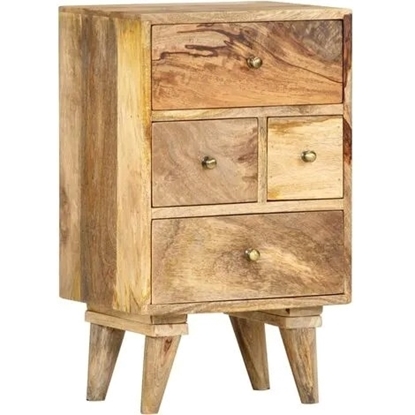 Picture of Bedside Cabinet , Solid Mango Wood - Brown