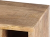 Picture of The Urban Port Transitional Mango Wood Side Table with Open Cubbies and Door Storage, Natural Brown