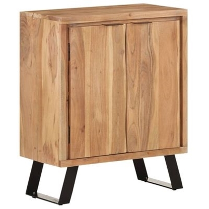 Picture of vidaXL Sideboard 23.6"x14.2"x29.9" Solid Acacia Wood with Live Edges