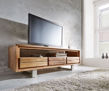 Picture of Solid wood TV cabinet in Acacia Wood