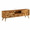 Picture of Solid wood TV cabinet in Sheesham Wood