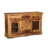 Picture of LIVING ROOM FURNITURE JALI LIGHT SHEESHAM LARGE SIDEBOARD (J4L)