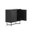 Picture of Luca black solid wood sideboard