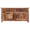 Picture of vidaXL Sideboard 39.3"x11.8"x19.6" Solid Sheesham Wood