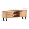 Picture of Solid wood TV cabinet in Acacia Wood