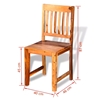 Picture of Shen Dining Chairs 2 pcs Solid Sheesham Wood