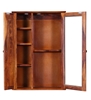 Picture of Sheesham Wood Wall Shelf in Brown Colour