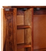 Picture of Sheesham Wood Wall Shelf in Brown Colour