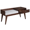 Picture of Atlin Designs Entryway Storage Bench in Auburn Brown