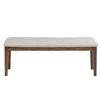 Picture of Steve Silver Ora Warm Walnut Brown Wood Dining Bench