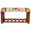 Picture of TDI Home Wood Entryway Shoe Storage Bench in Multi-Color