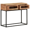 Picture of vidaXL Console Table 35.4"x13.8"x29.9" Solid Acacia Wood