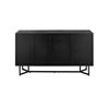 Picture of Luca black solid wood sideboard