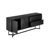 Picture of Luca black solid wood sideboard