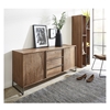 Picture of Sideboard Odon 175x45 cm natural teak 2 doors 3 drawers