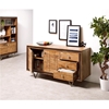 Picture of Designer sideboard Stonegrace 147 cm acacia natural 3 drawers