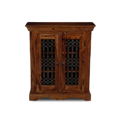 Picture of LIVING ROOM FURNITURE SHEESHAM JAIPUR DVD/CD STORAGE UNIT (J10)