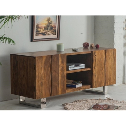 Picture of Solid wood TV cabinet in Acacia Wood