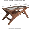 Picture of Solid wood sheesham Heura coffee table